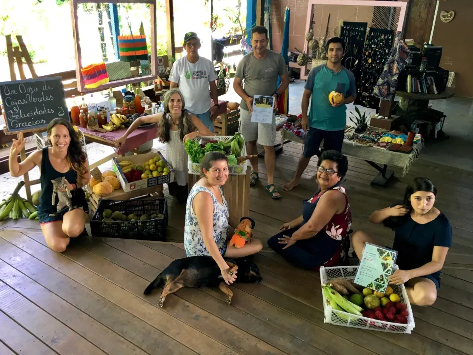 Mercado Verde farmers market in Costa Rica