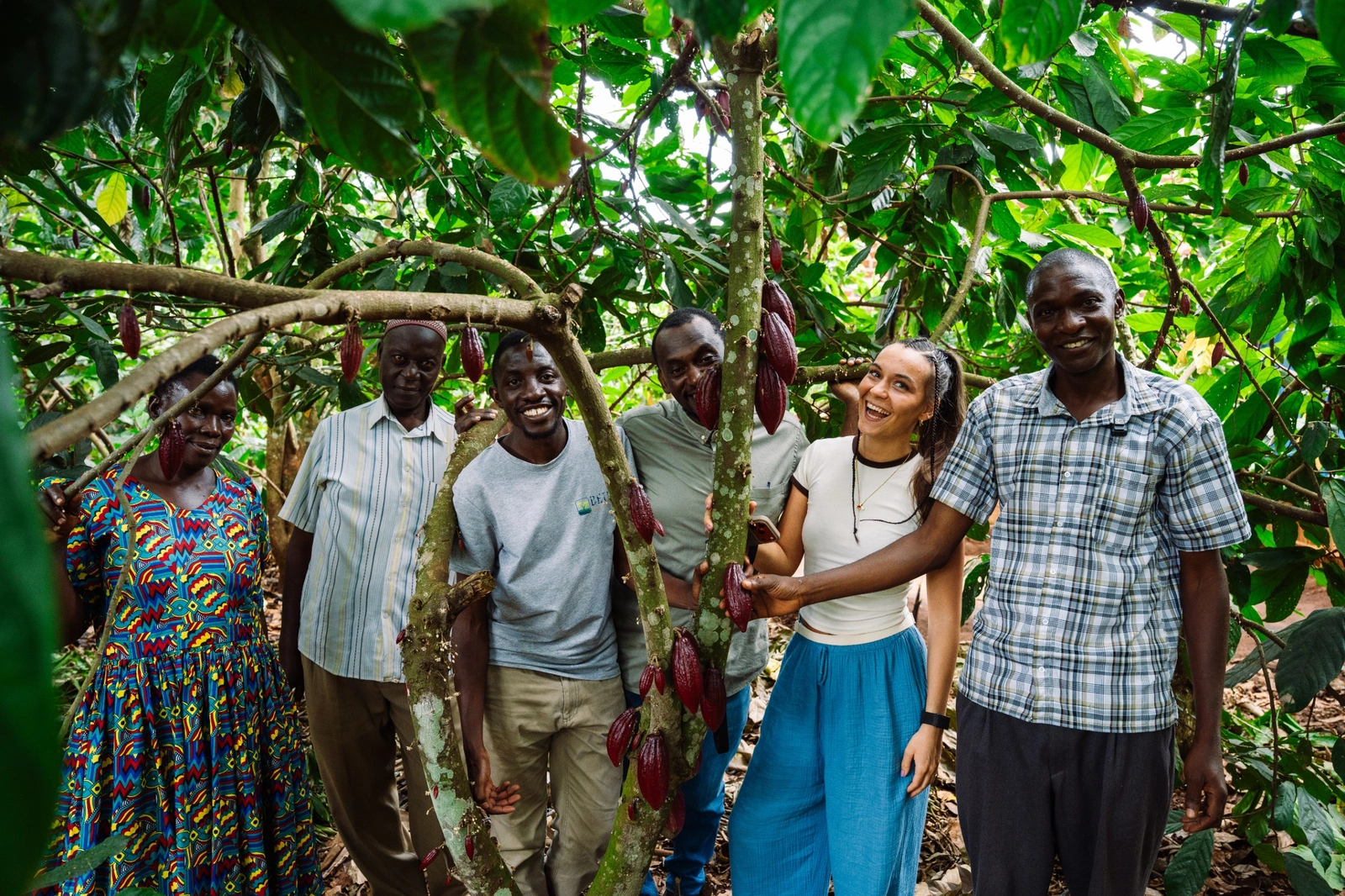 Members of a Bloom community in Uganda